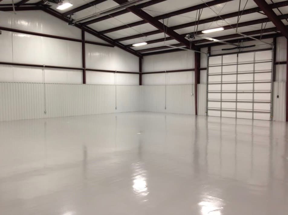 Epoxy flooring in Warehouse