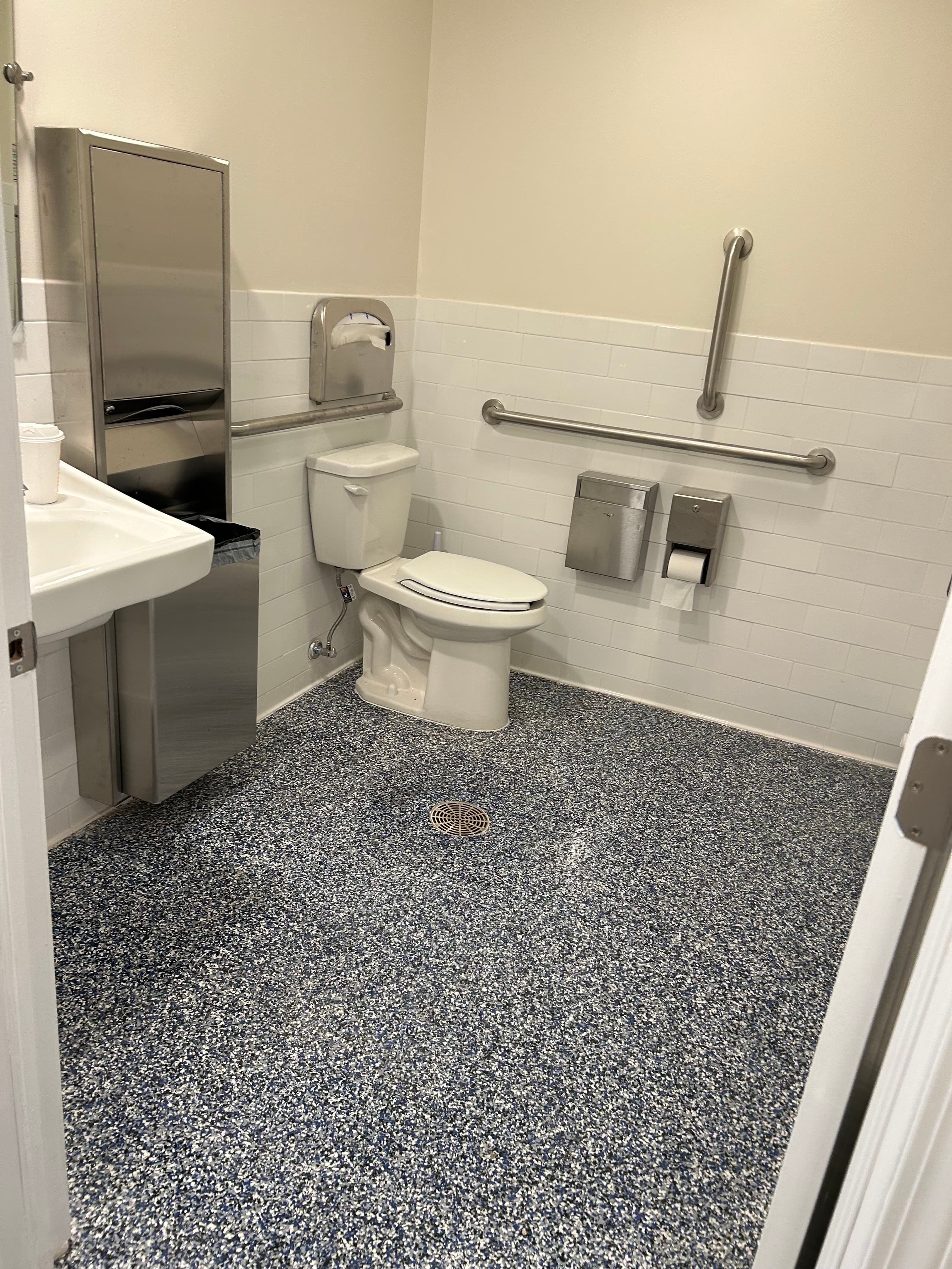 Handicapped commercial bathrooms